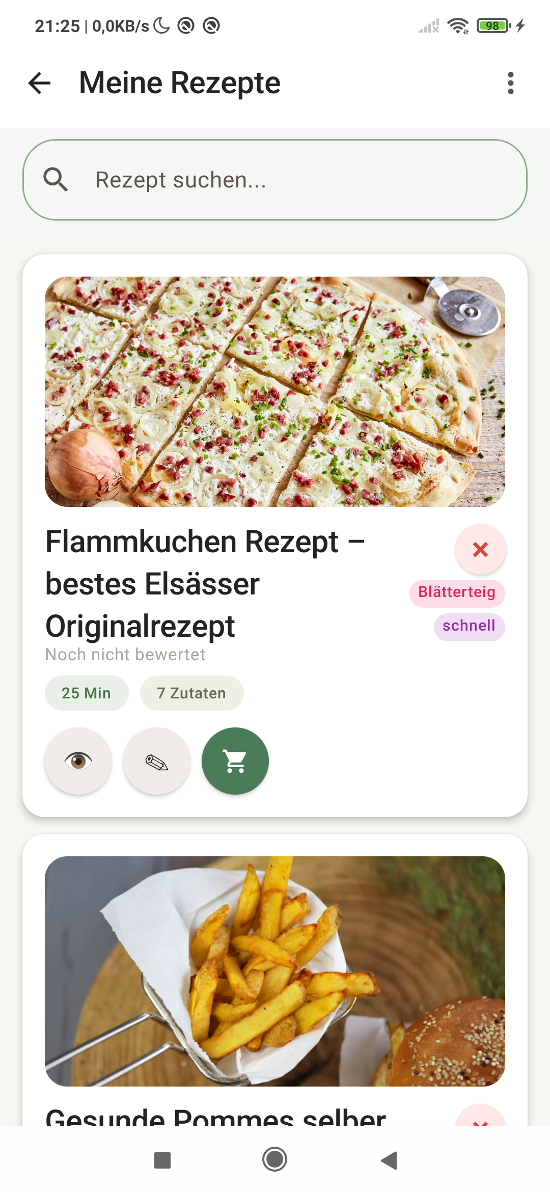 Rezeptliste